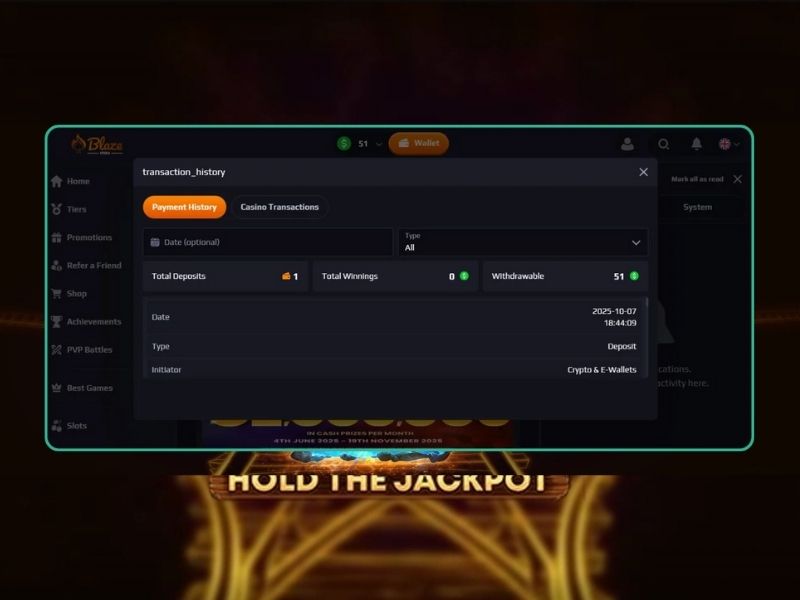 Как пополнить счёт в blaze