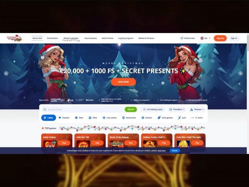 О казино Vulkan Vegas
